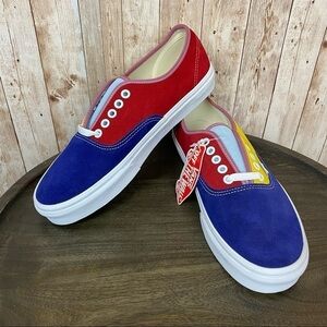 Vans Authentic Sunshine Multi/True White Sneakers Size 9.5 Men‎